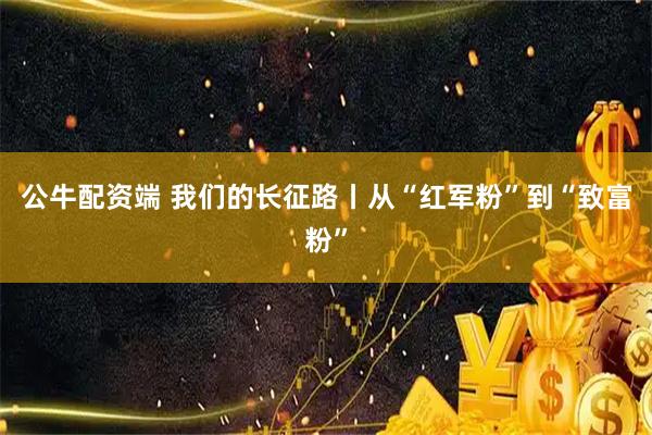 公牛配资端 我们的长征路丨从“红军粉”到“致富粉”